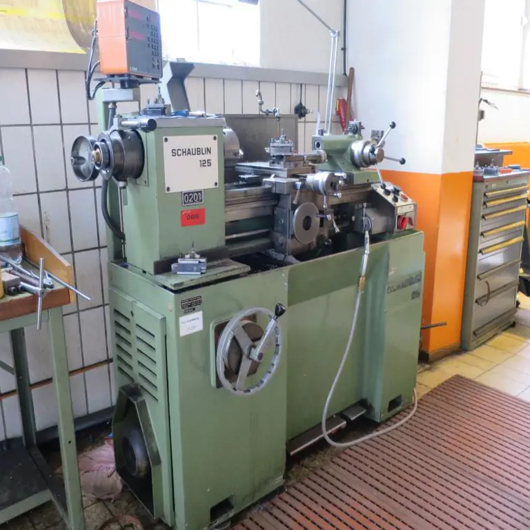 L&Z-Drehmaschine Schaublin 125