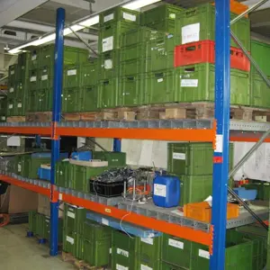 6 lfm. pallet shelving unit