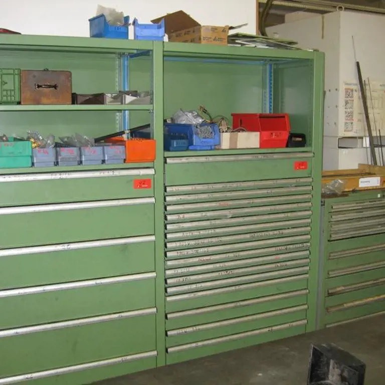 3 telescope drawer cabinets