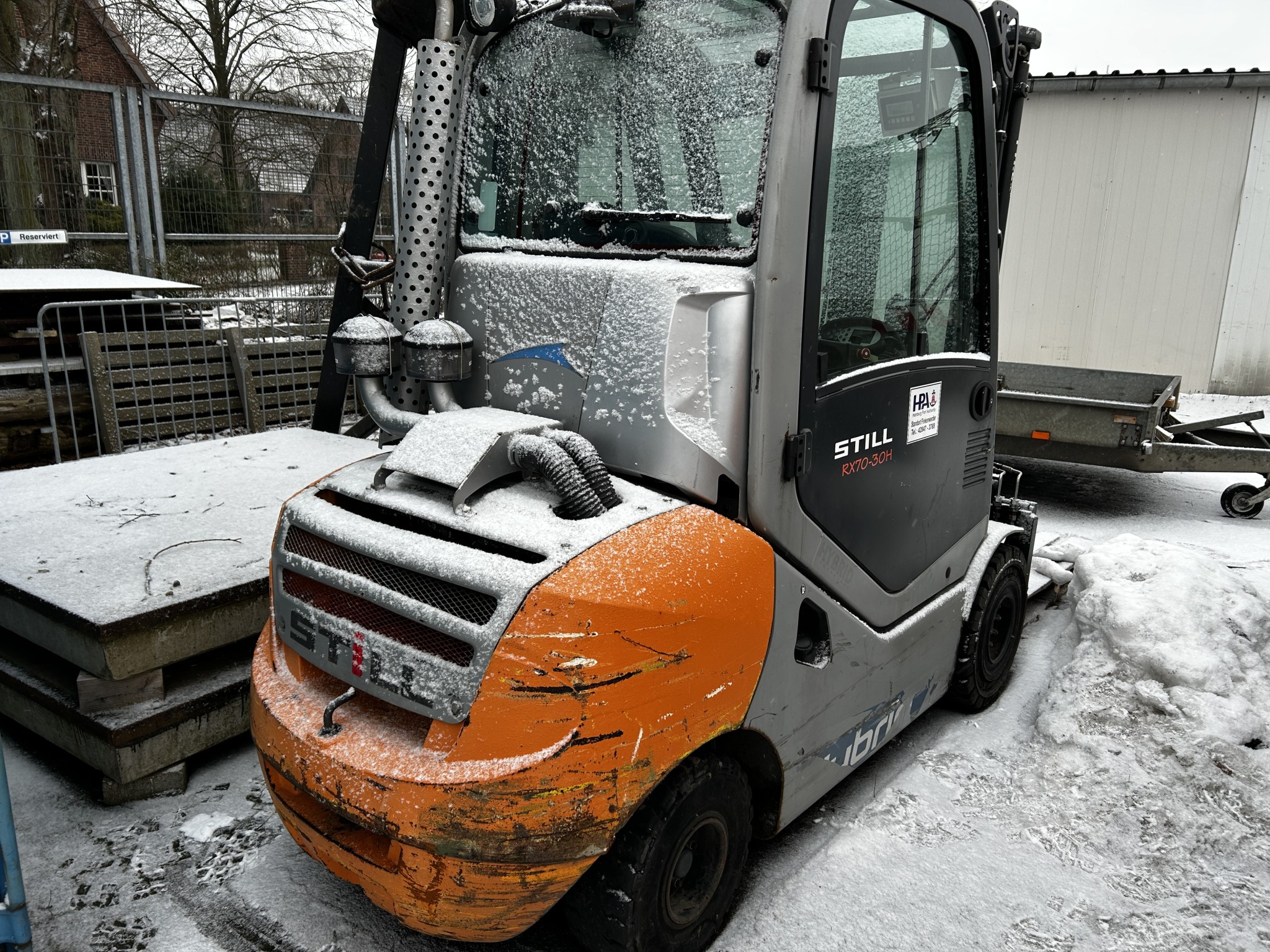 Dieselstapler sowie Radbagger mit Teleskoparm-13