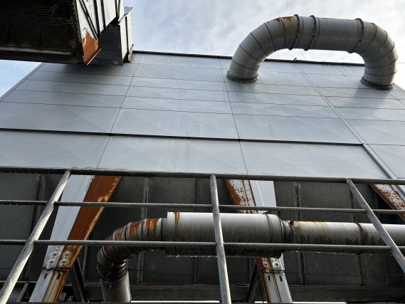 Working ship (direction finding boat) "Deepenschriewer IV" <br>and living barge "WS 3"-6