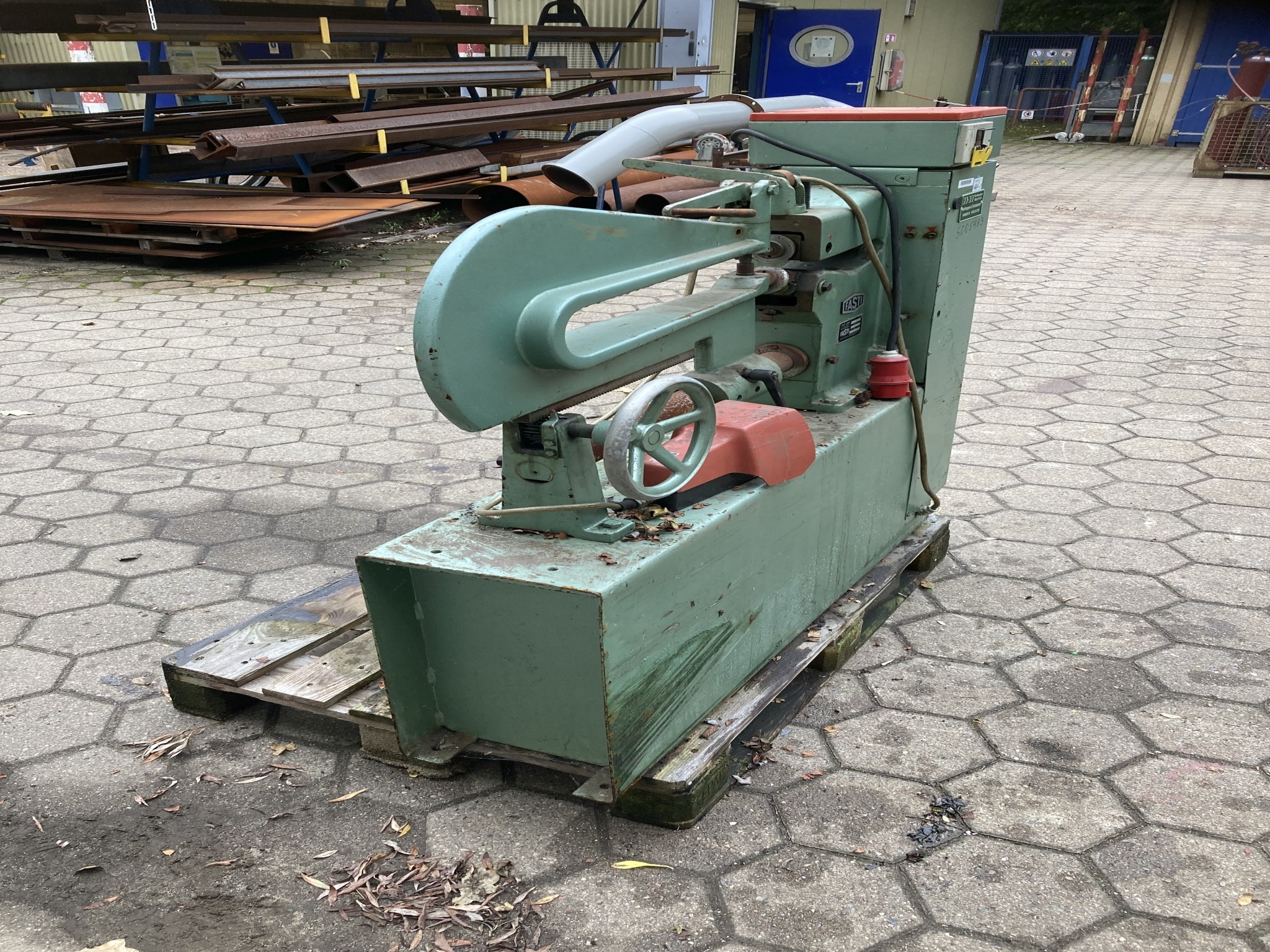 Various workshop equipment and vehicles from the port area-6
