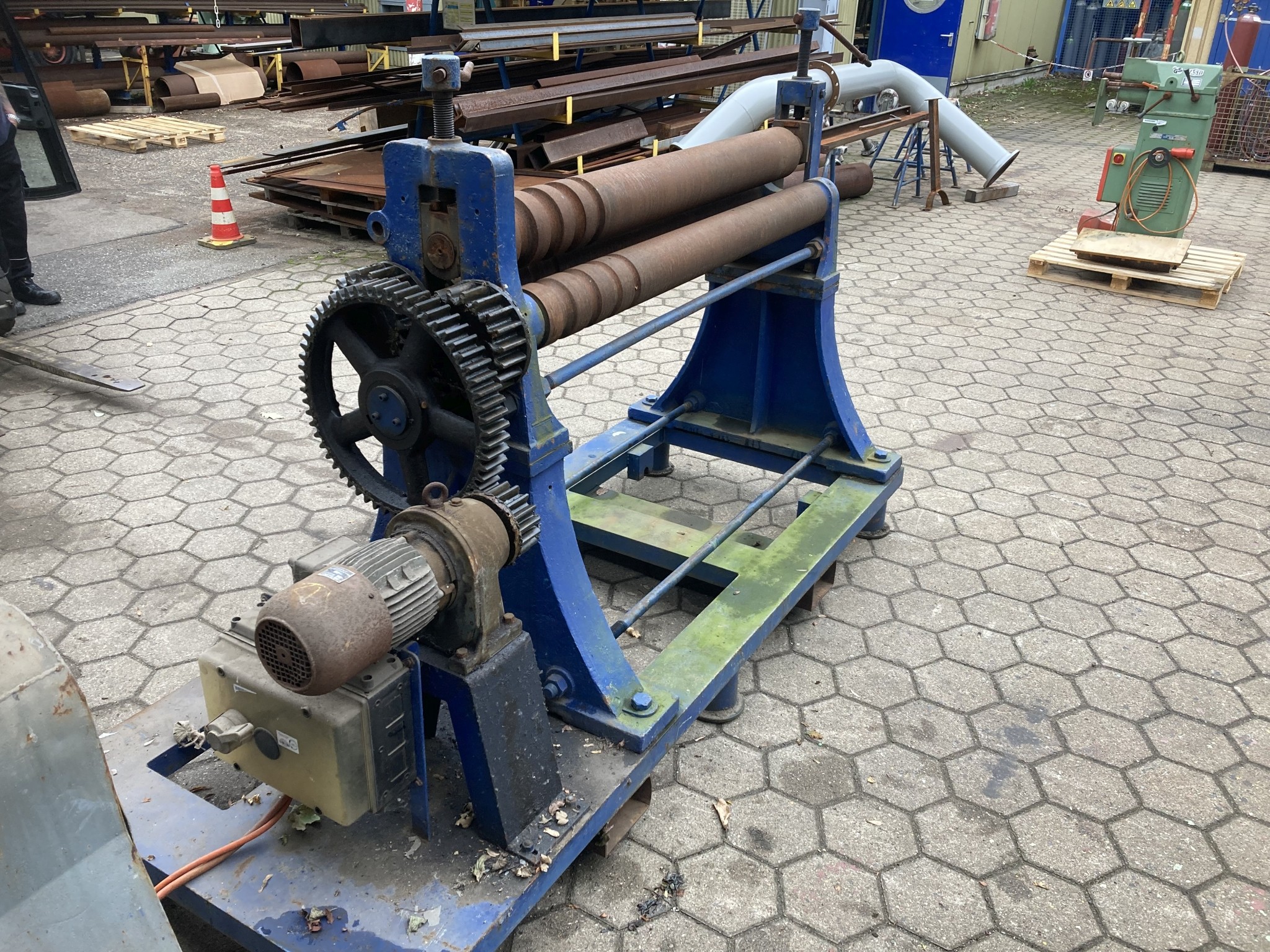 Various workshop equipment and vehicles from the port area-4