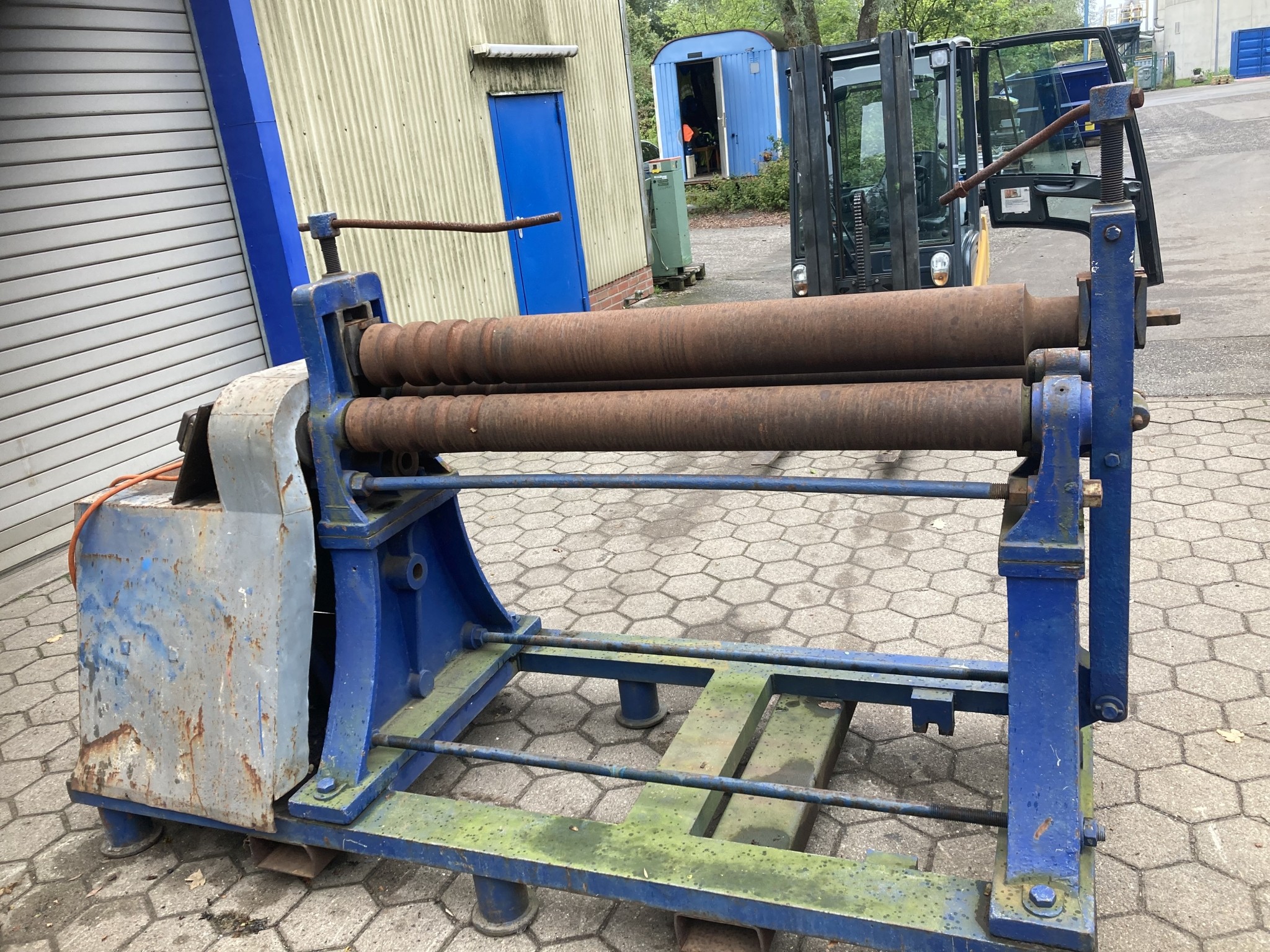 Various workshop equipment and vehicles from the port area-5