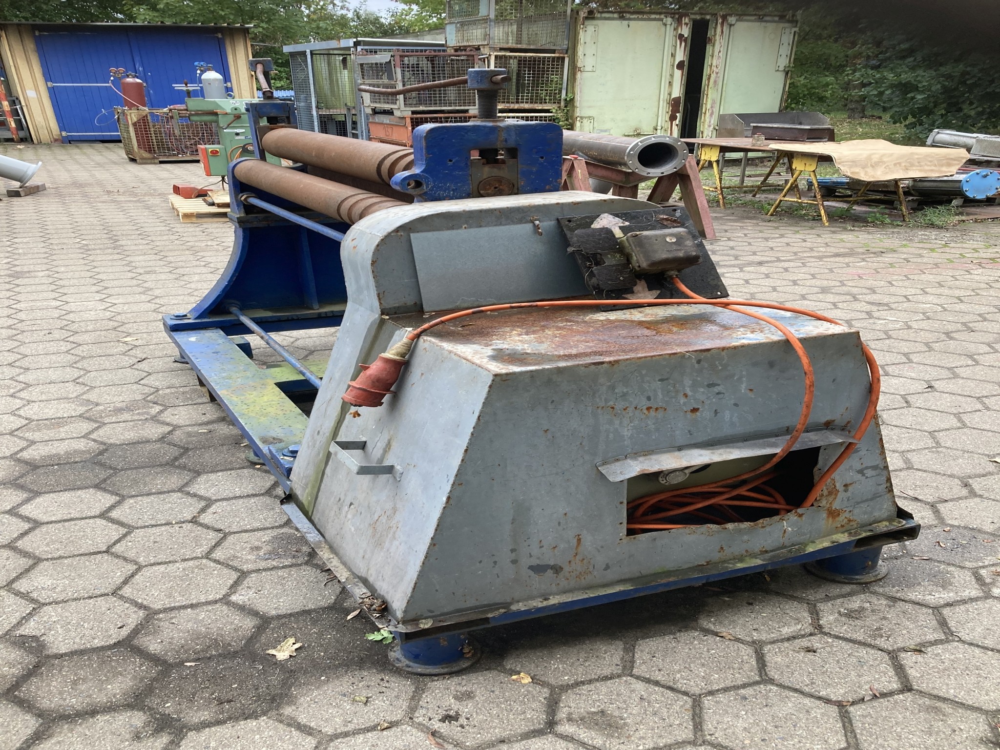 Various workshop equipment and vehicles from the port area-6