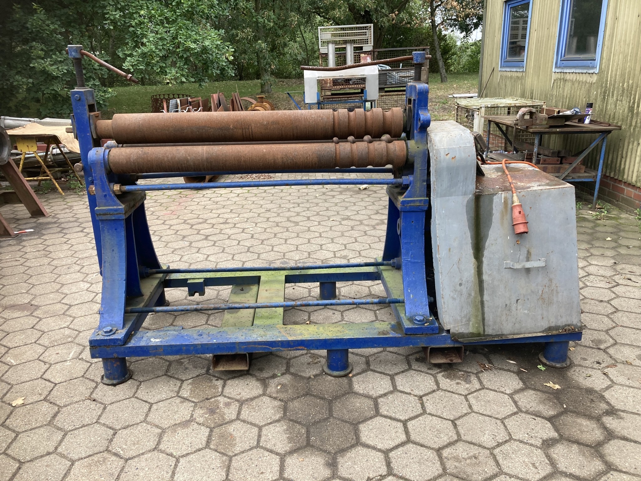 Various workshop equipment and vehicles from the port area-7