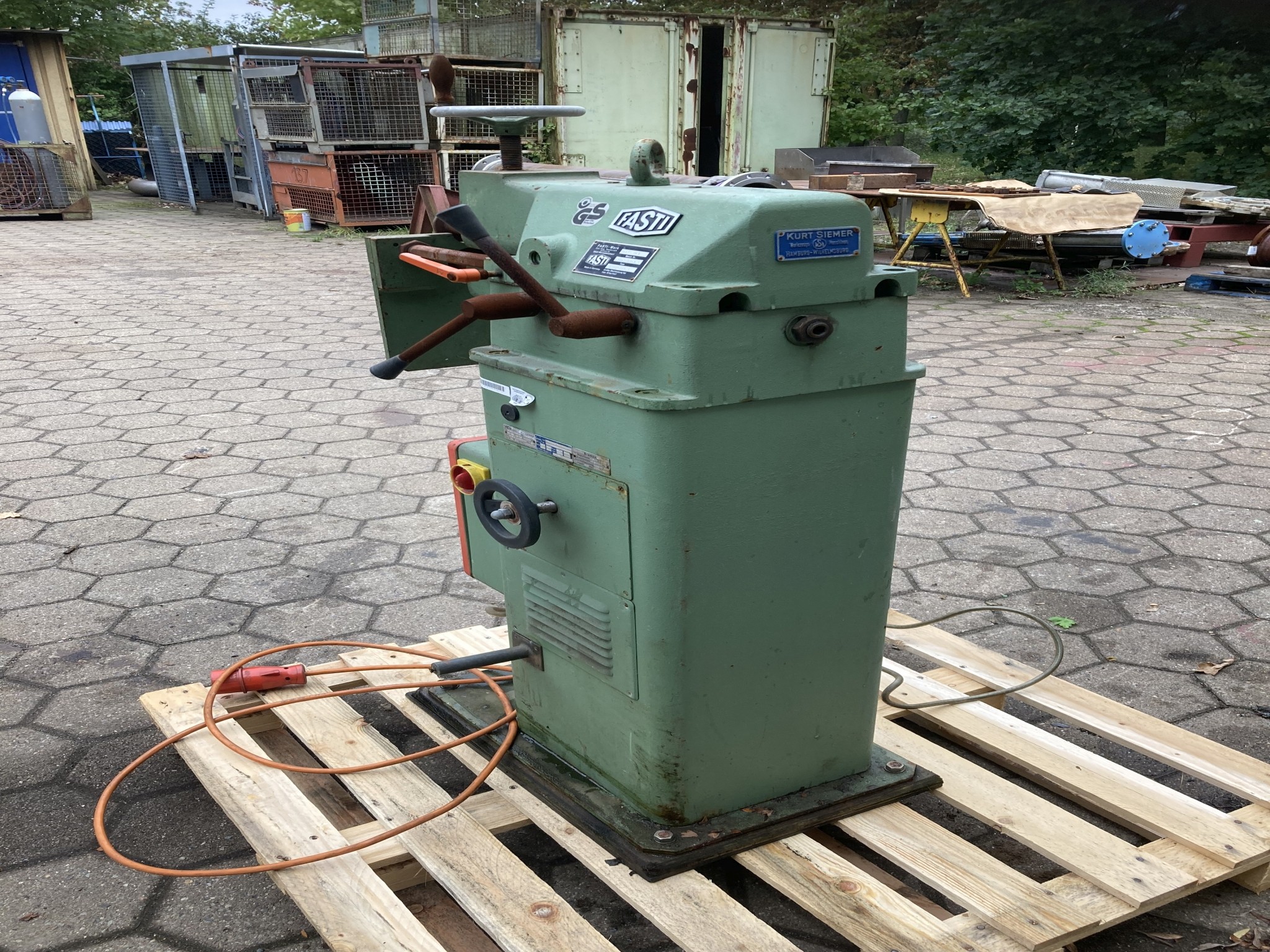 Various workshop equipment and vehicles from the port area-5