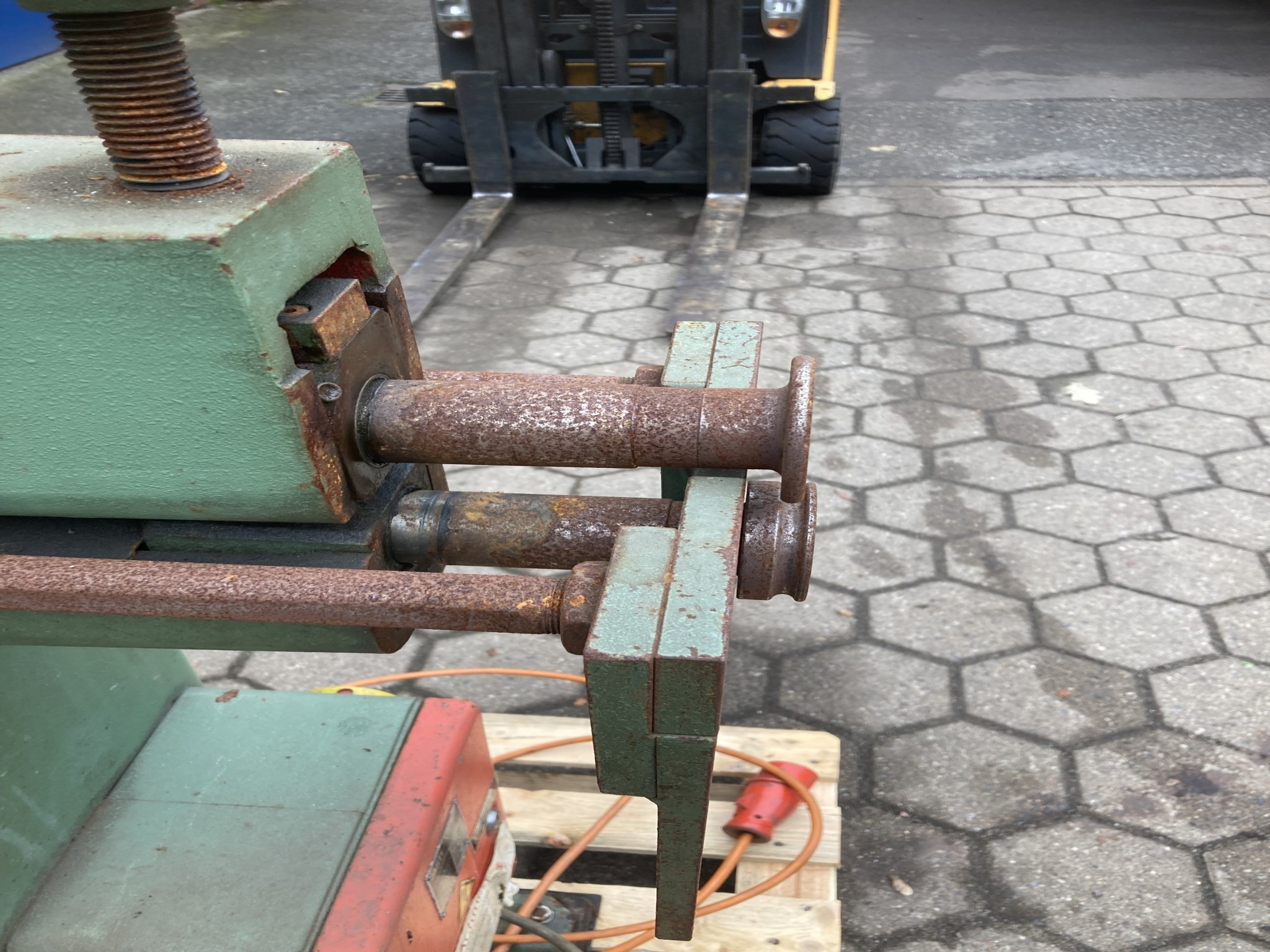 Various workshop equipment and vehicles from the port area-7