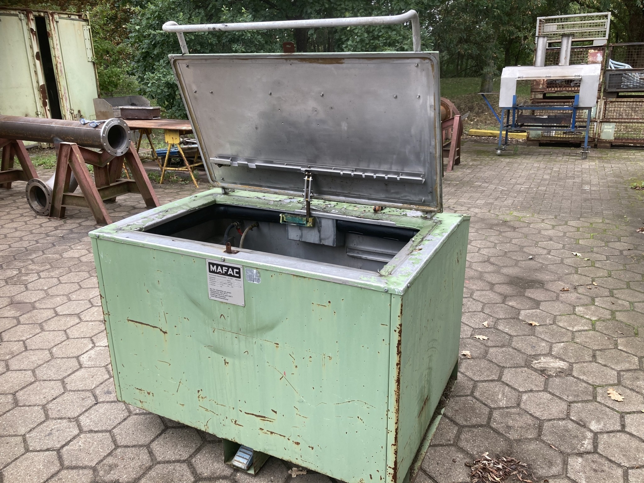 Various workshop equipment and vehicles from the port area-1