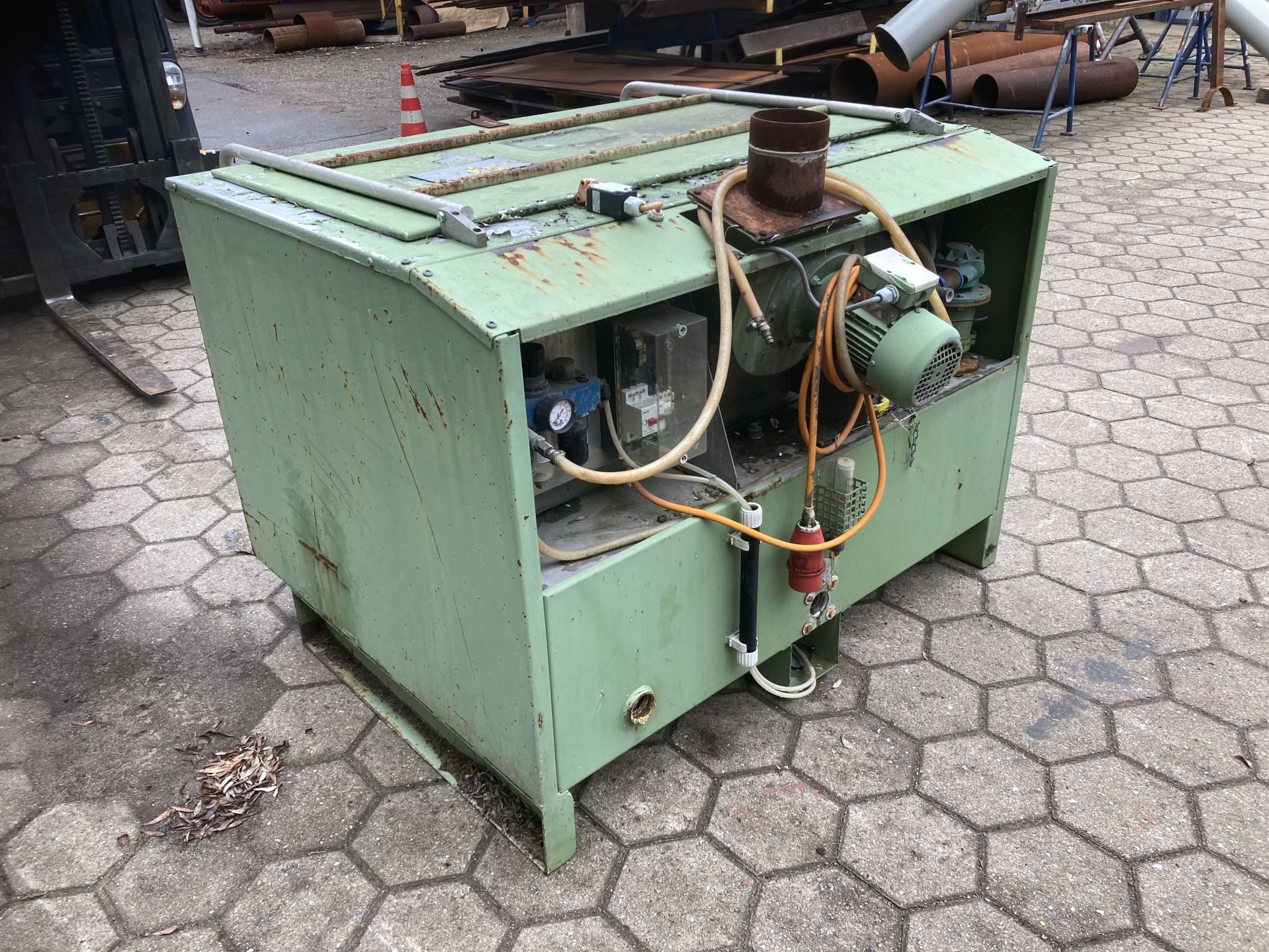 Various workshop equipment and vehicles from the port area-5
