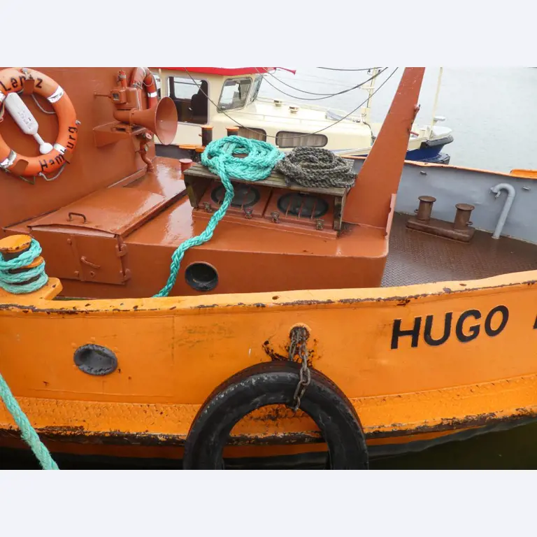 quebra-gelo/ rebocador motorizado bem conservado <br>"Hugo Lentz"-8