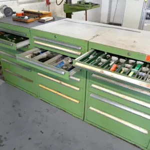 3 Teleskop-Schubladenschränke