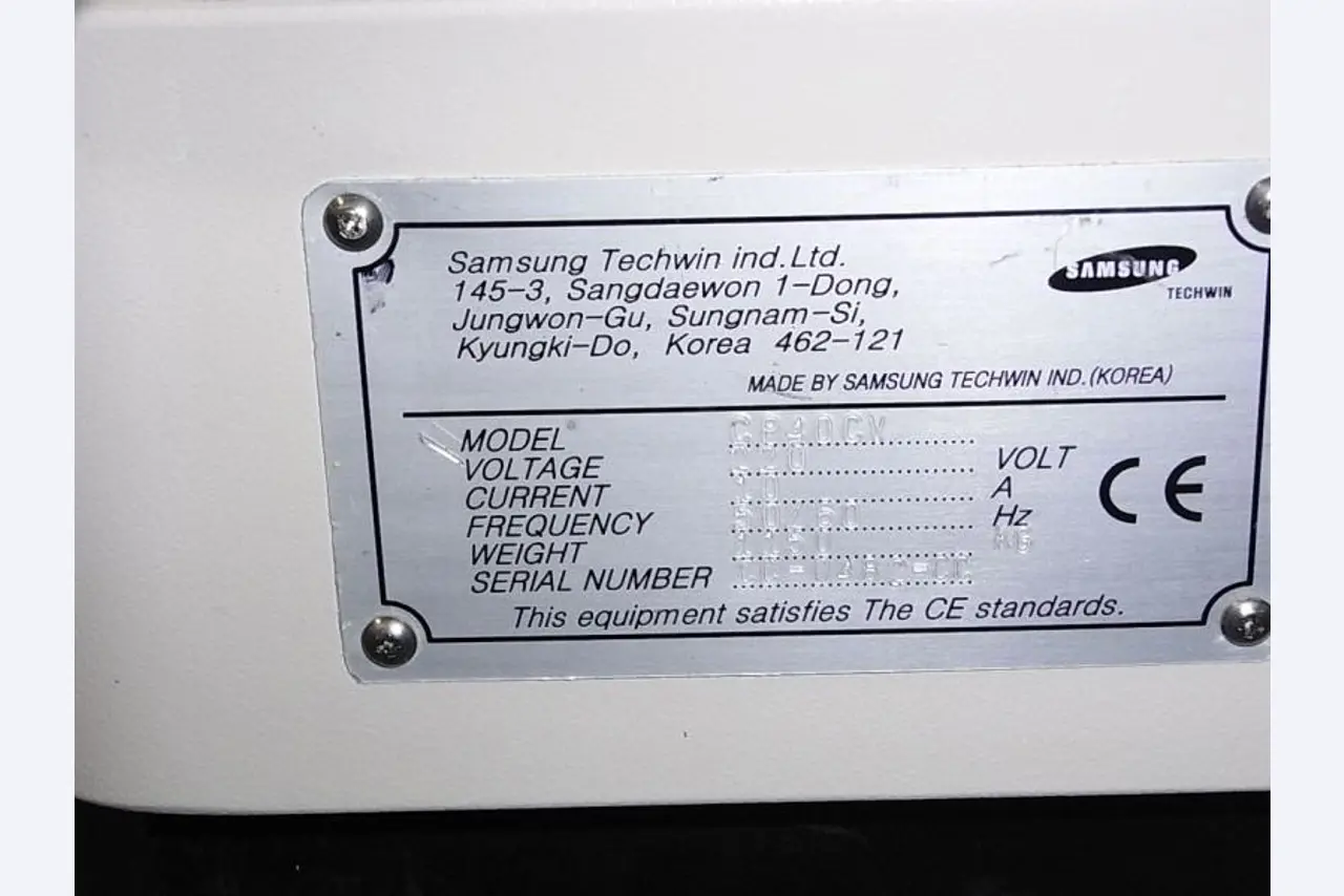 SMD - Bestückungsautomat CP-40CVff Samsung-10