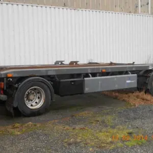 Aanhangwagen voor ATL/ roll-off containertransport Meusel MCHLW24/59/2