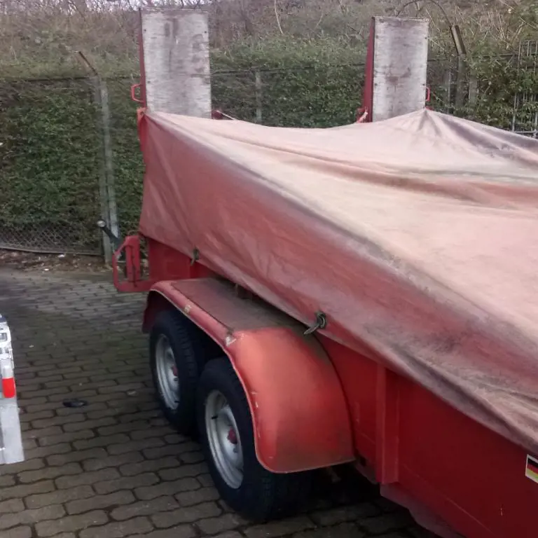 Tandem trailer open box Techau TL 3500 ST