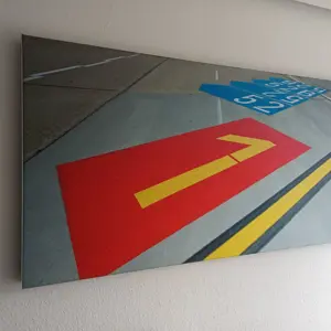 Wall mural with sound-absorbing core Sedus Mooia Acoustic Wall