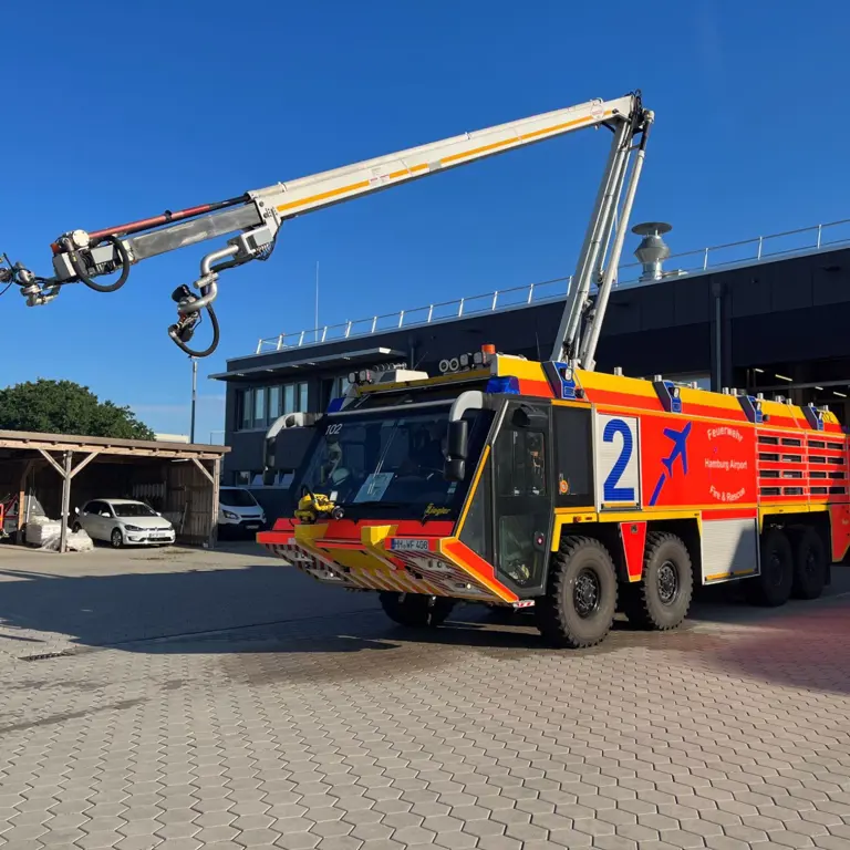 Blockposition Flugfeldlöschfahrzeuge