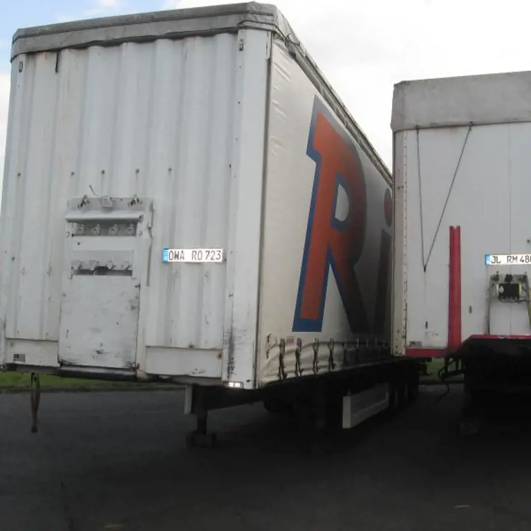 3-Achs-Sattelauflieger RiCö (ex Krone) MEGA-Curtainsider