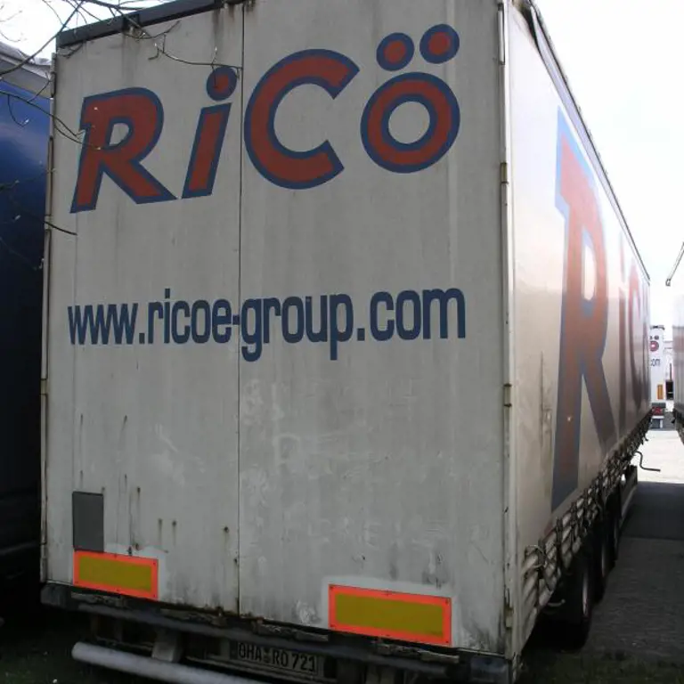 3-Achs-Sattelauflieger RiCö (ex Krone) MEGA-Curtainsider