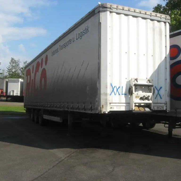 3-Achs-Sattelauflieger RiCö (ex Krone) MEGA-Curtainsider