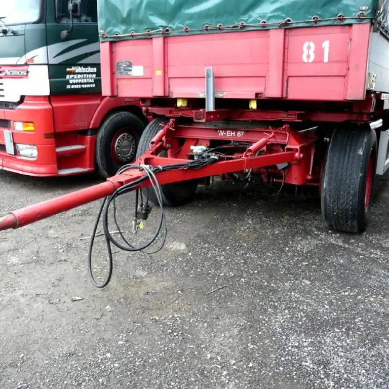 2-axle-truck trailer / Wechselfahrgestell f. ATL 20 Krone AZW 18