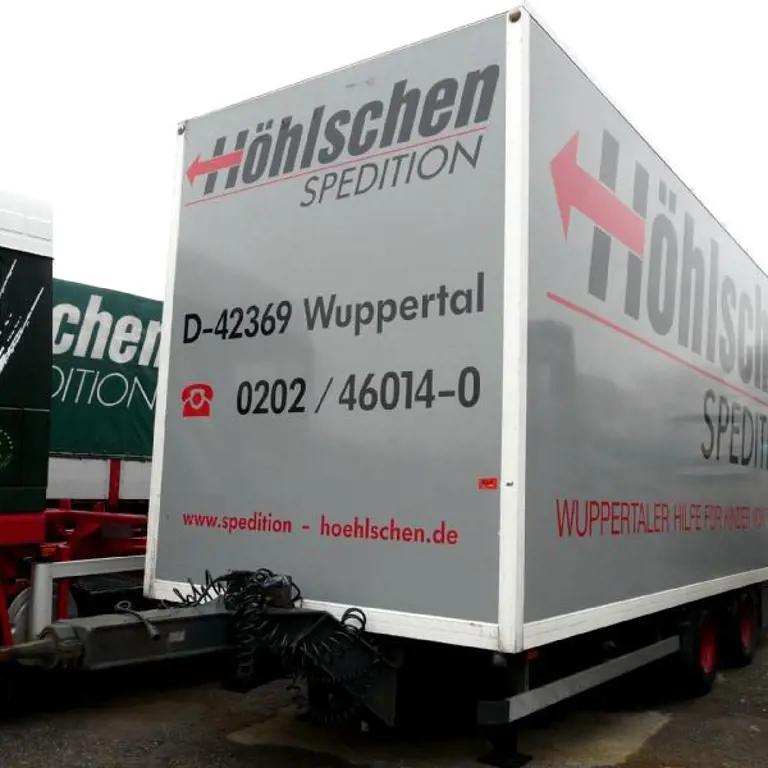 Tandem-Doppelstock-LKW-Anhänger Wecon AZ 18 L