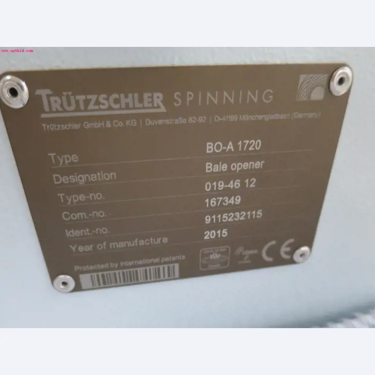 Máquinas dos sectores da fiação, tecelagem e tinturaria - Localização 79787 Lauchringen-5