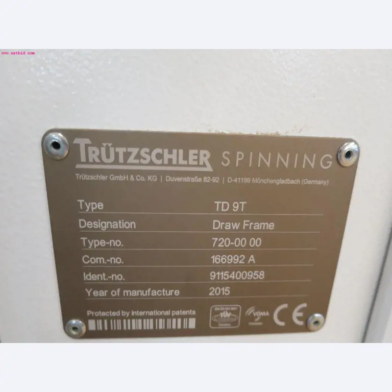 Máquinas dos sectores da fiação, tecelagem e tinturaria - Localização 79787 Lauchringen-2