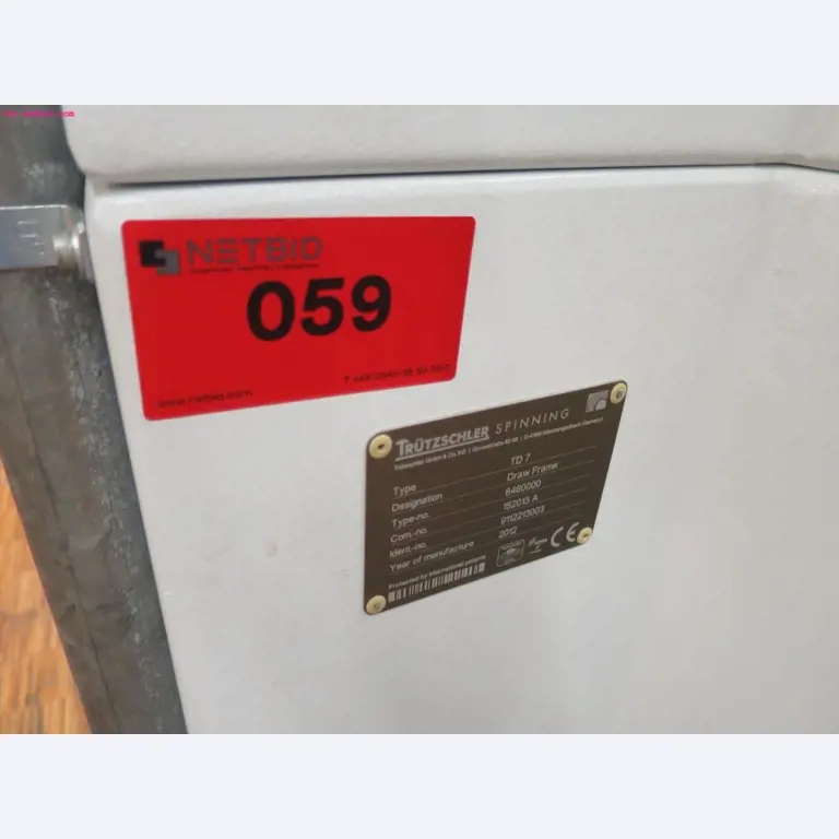 Máquinas dos sectores da fiação, tecelagem e tinturaria - Localização 79787 Lauchringen-2