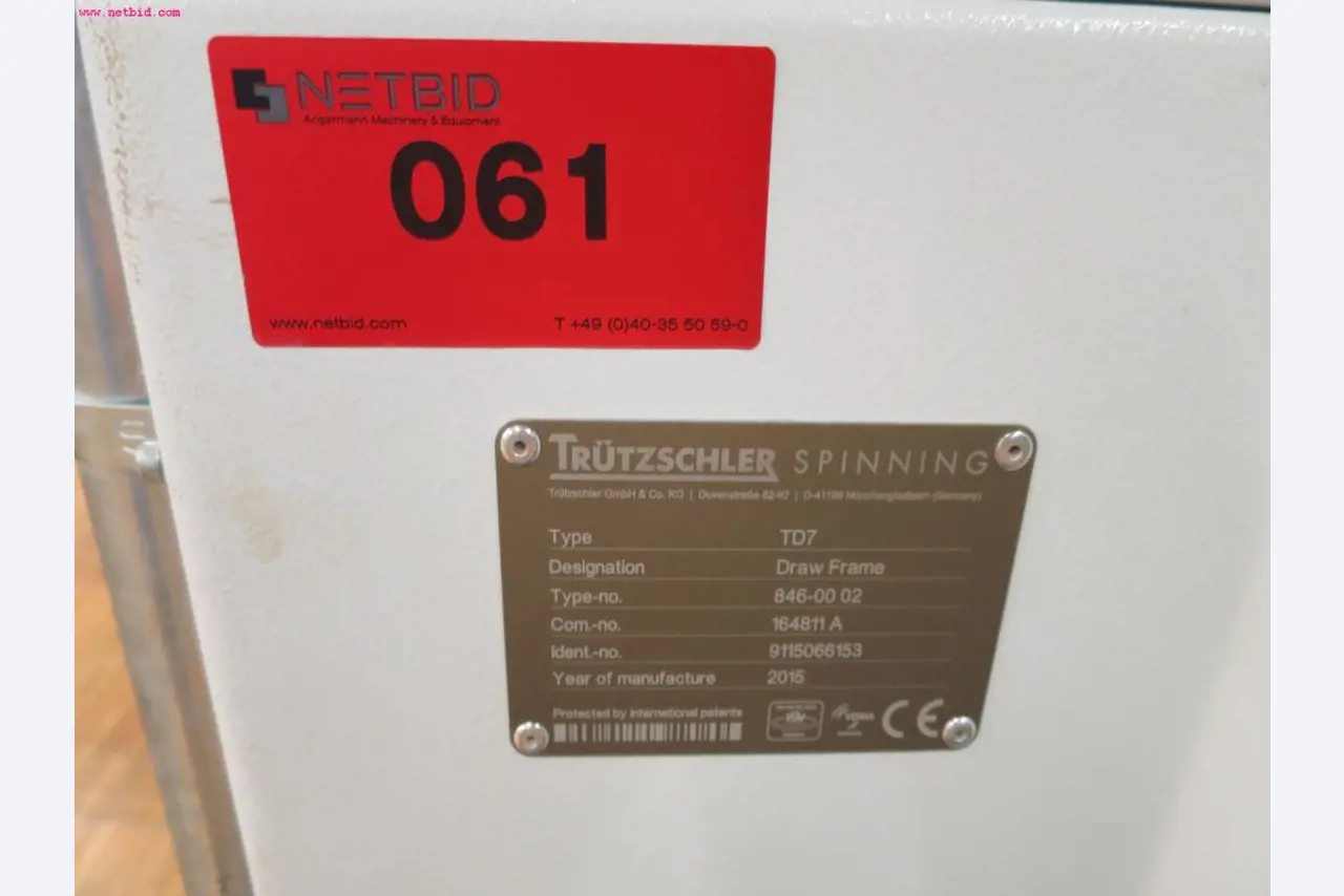 Máquinas dos sectores da fiação, tecelagem e tinturaria - Localização 79787 Lauchringen-2