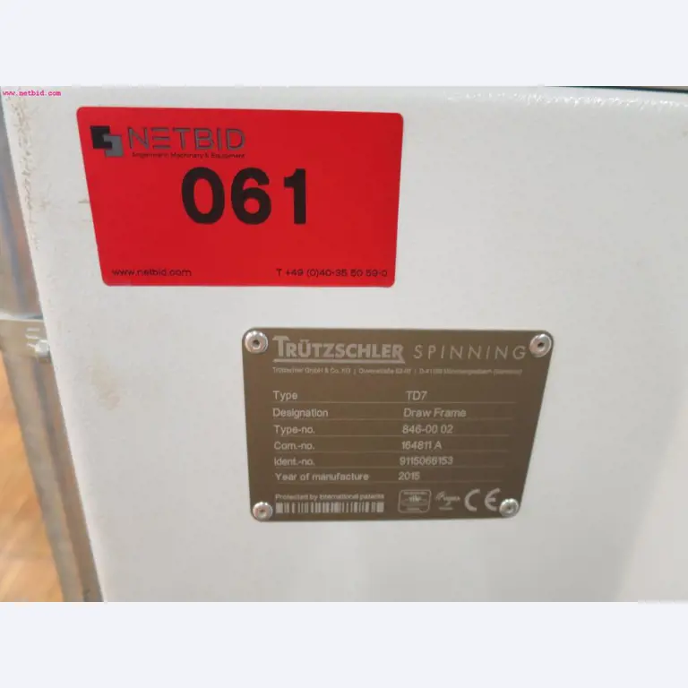 Máquinas dos sectores da fiação, tecelagem e tinturaria - Localização 79787 Lauchringen-2