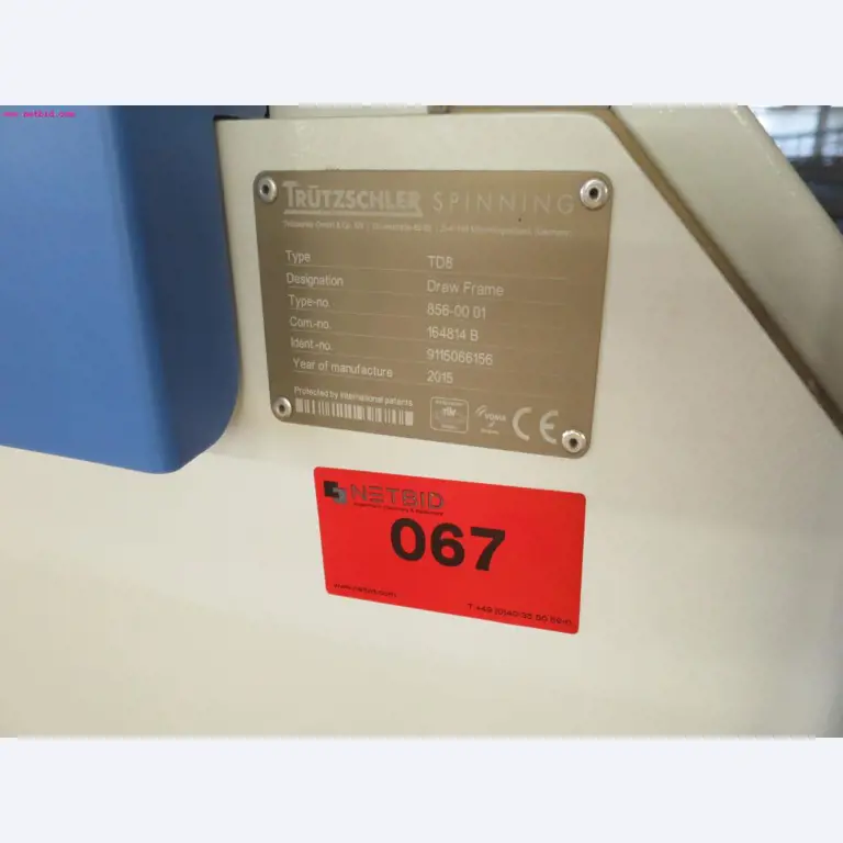 Máquinas dos sectores da fiação, tecelagem e tinturaria - Localização 79787 Lauchringen-2