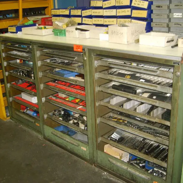 3 telescope drawer cabinets