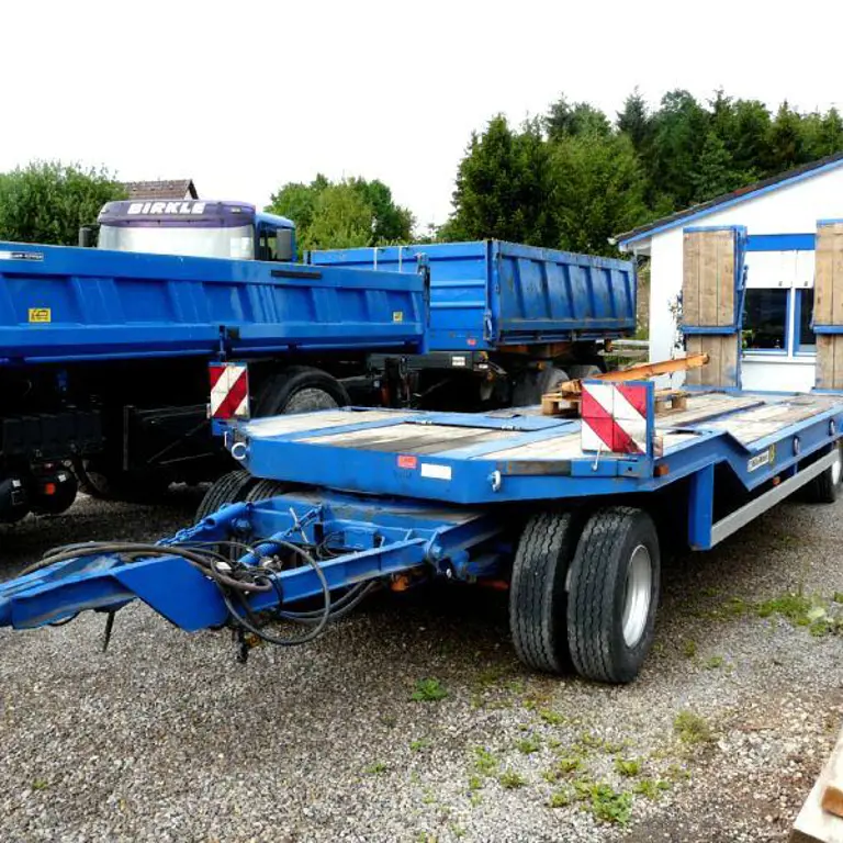 flat bed trailer Müller Mitteltal T 330 EG