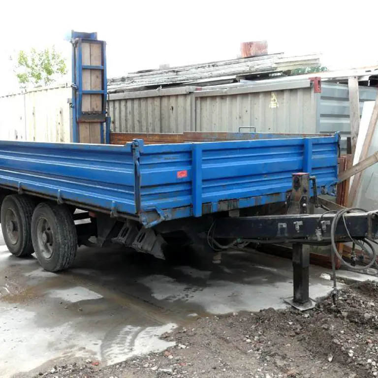 flat bed dump trailer Müller Mitteltal ETK-TA