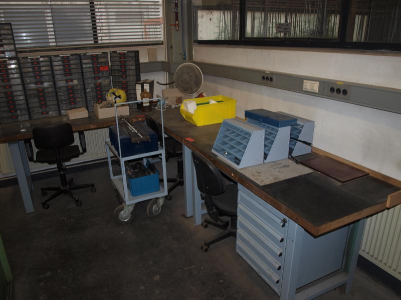 gepflegte Werkzeuge / <br>Zubehör sowie sonstige Betriebsmittel
-1