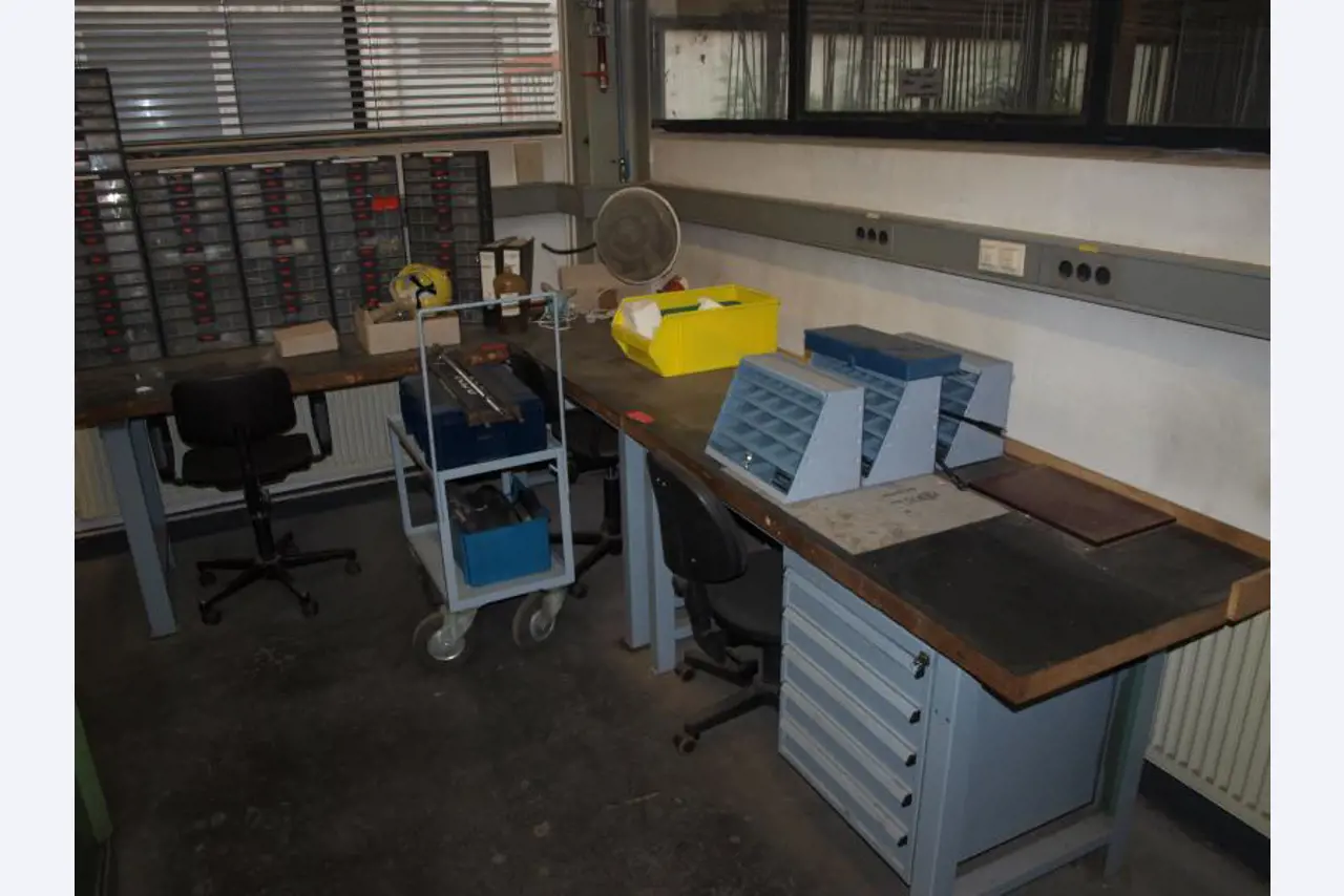 gepflegte Werkzeuge / <br>Zubehör sowie sonstige Betriebsmittel
-1