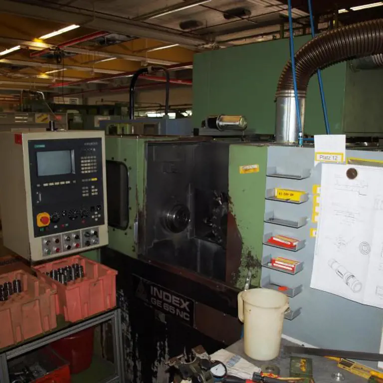 CNC-Schrägbett-Drehmaschine Index GE 65 NC