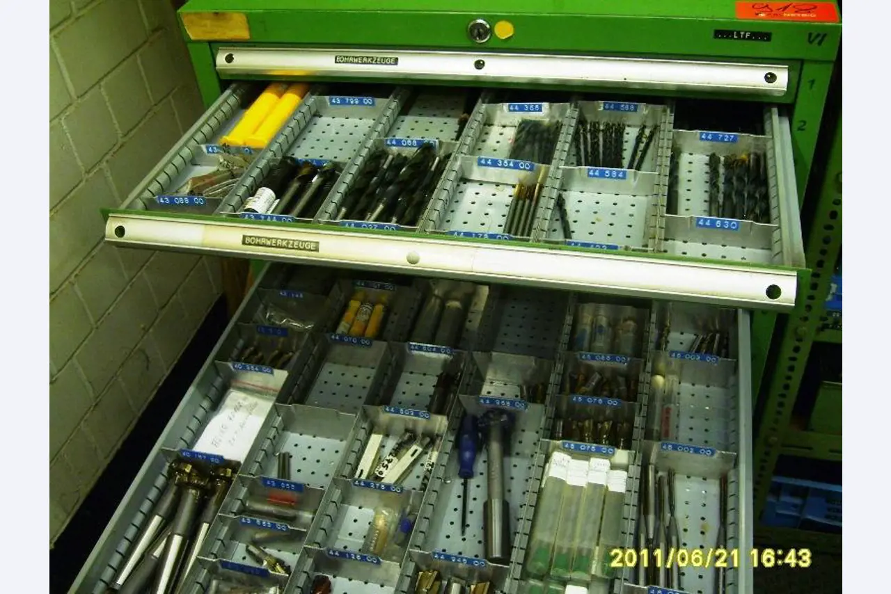 gepflegte Werkzeuge / <br>Zubehör sowie sonstige Betriebsmittel
-2