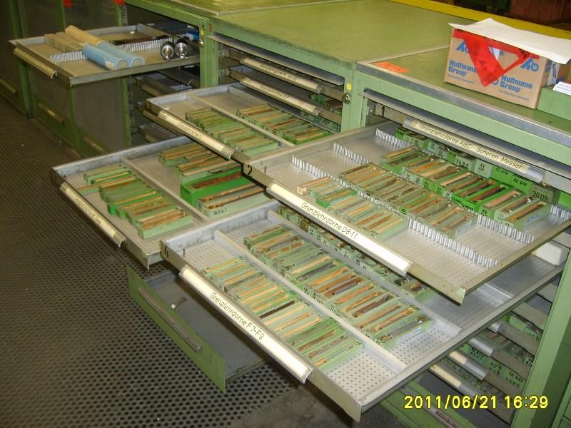 gepflegte Werkzeuge / <br>Zubehör sowie sonstige Betriebsmittel
-8