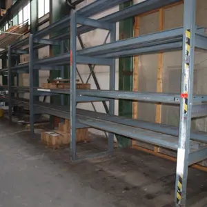 2 heavy duty pallet racks