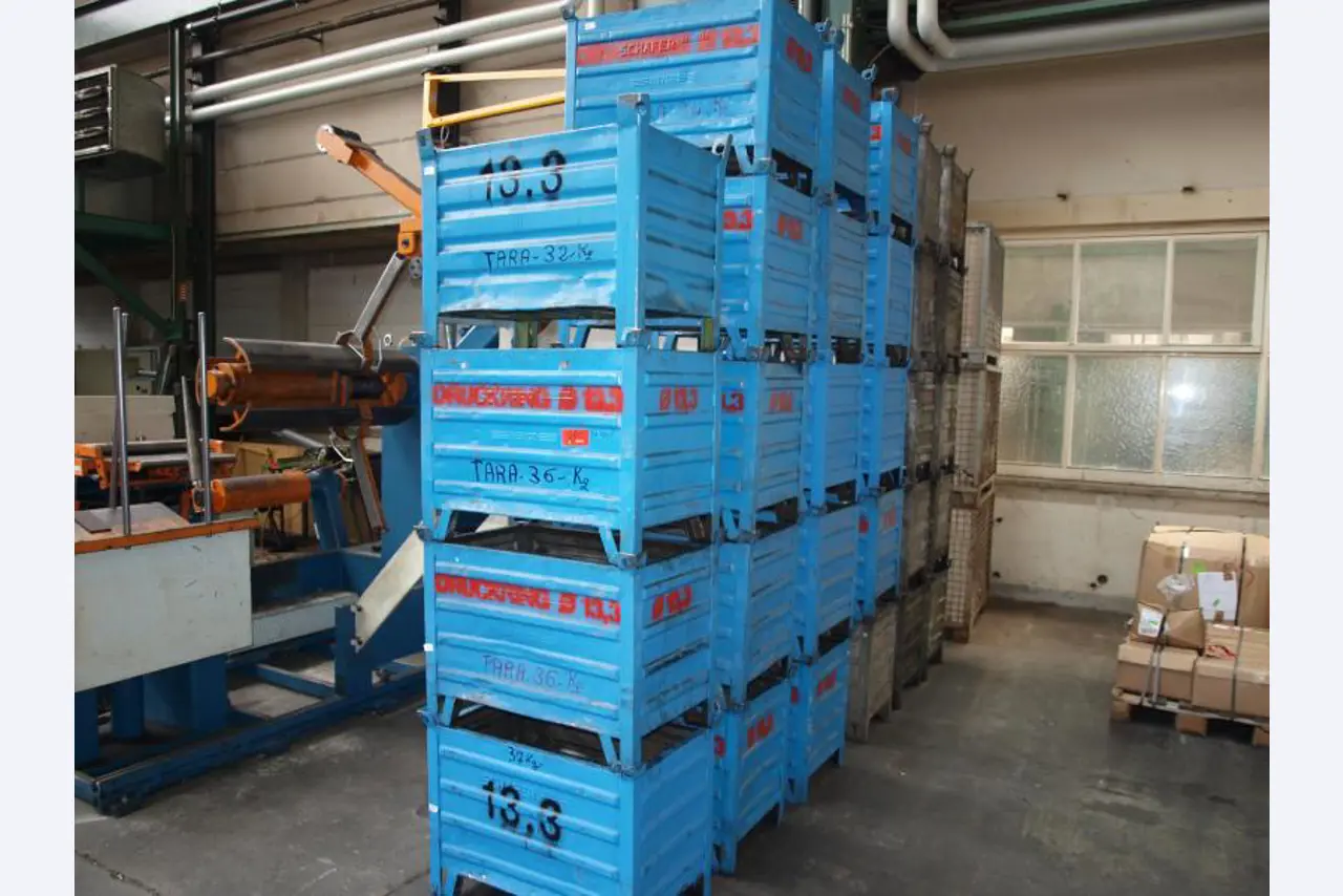 Posten Metall-Stapelboxen Schäfer gebraucht kaufen (Auktion #12069-260)