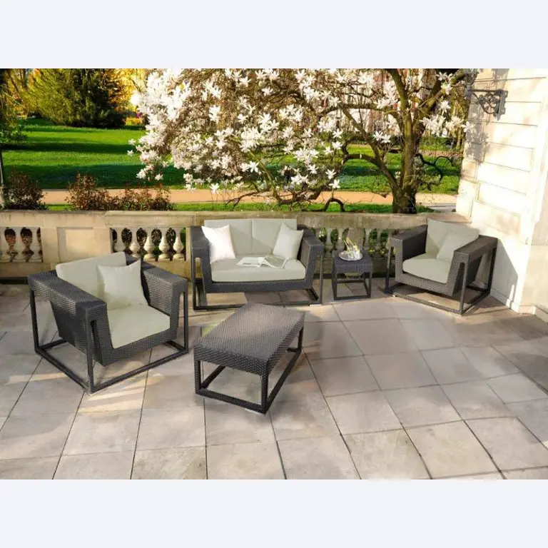 Garden furniture sets made of meshwork-1