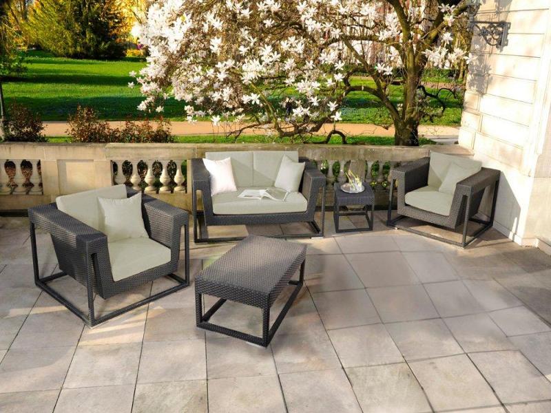 Garden furniture sets made of meshwork-1