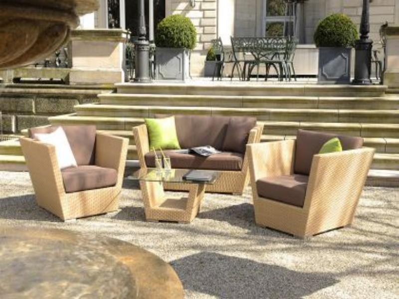 Garden furniture sets made of meshwork-1