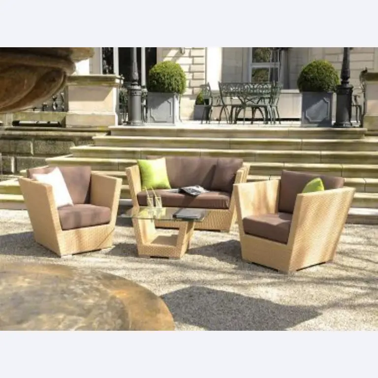 Garden furniture sets made of meshwork-1