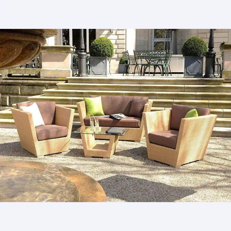 Garden furniture sets made of meshwork-1