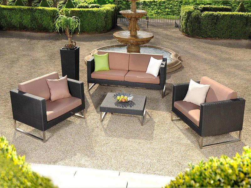 Garden furniture sets made of meshwork-4