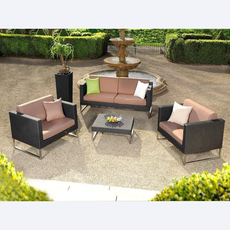 Garden furniture sets made of meshwork-4