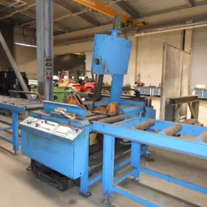 vertical band saw semi-automatic machine Bauer